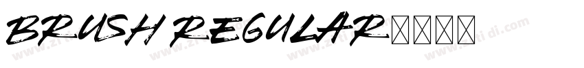 Brush Regular字体转换